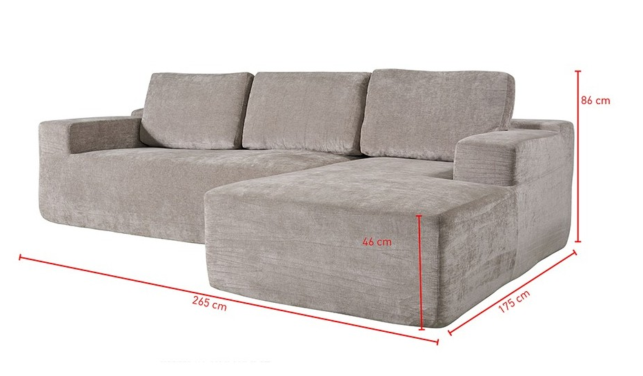 Sofá chaiselongue NUBE
